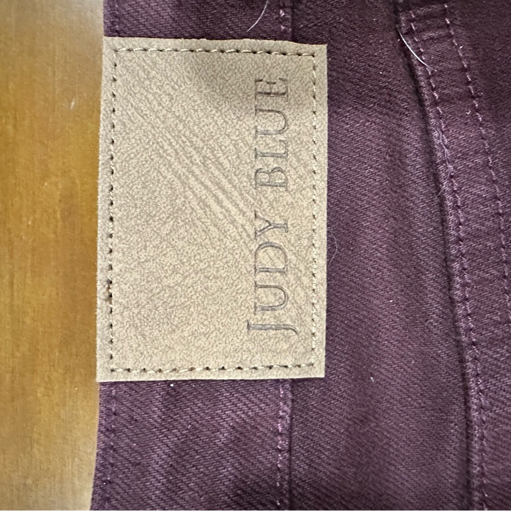 Judy Blue Burgundy Garment-Dyed Jeans